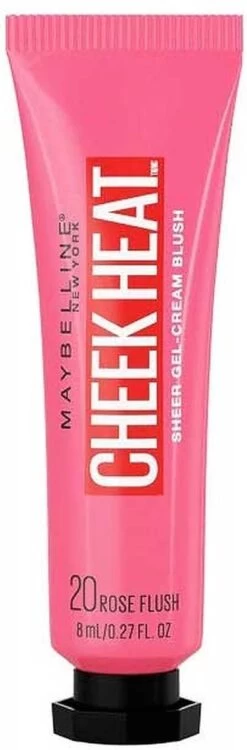 Maybelline Cheek Heat Cream Blush - 20 Rose Flash -Mooi Leven 395x1200