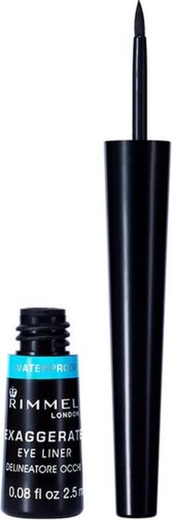Rimmel London Rimmel Exaggerate Waterproof - Zwart - Eyeliner -Mooi Leven 397x1200
