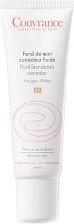 Avene Couvrance Fluid Foundation Corrector SPF20 30ml -Mooi Leven 400x1200