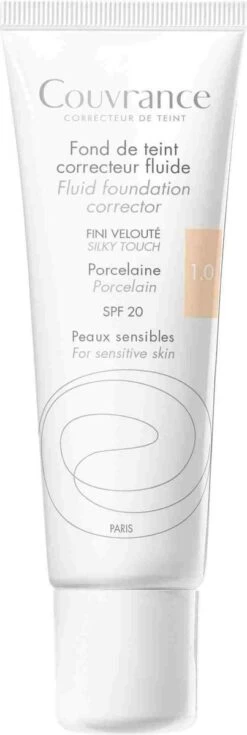Avene Couvrance Fluid Foundation Corrector SPF20 30ml -Mooi Leven 403x1200