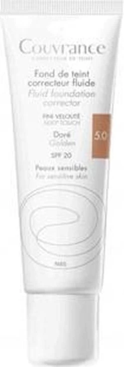 Avene Couvrance Fluid Foundation Corrector SPF20 30ml -Mooi Leven 405x1200