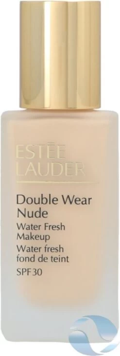 Estee Lauder - Double Wear Nude Water Fresh Makeup Spf30 Lightweight Foundation 1W1 Bone 30Ml -Mooi Leven 407x1200