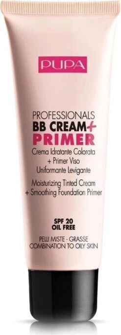Pupa BB Cream + Primer For Combination To Oily Skin - 002 Sand -Mooi Leven 433x1200