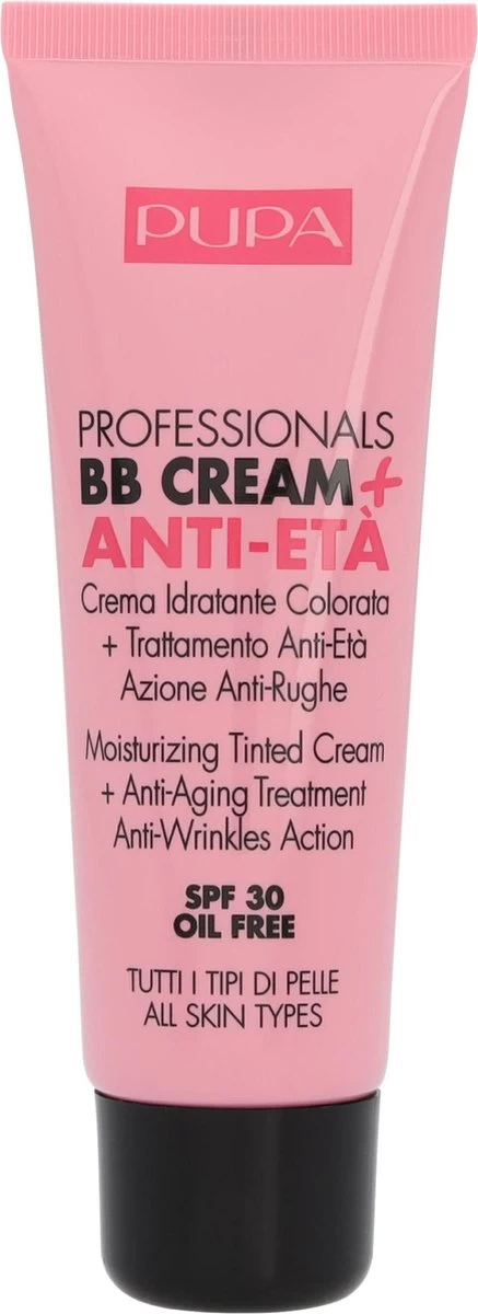 Pupa Milano Professionals BB Cream + Anti-Eta - 001 Nude 8 Pupa Milano Professionals BB Cream + Anti-Eta - 001 Nude - Afbeelding 6