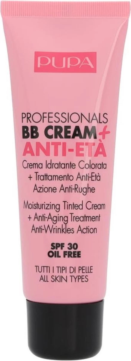Pupa Milano Professionals BB Cream + Anti-Eta - 001 Nude 9 Pupa Milano Professionals BB Cream + Anti-Eta - 001 Nude - Afbeelding 7