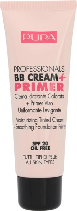 Pupa Milano Professionals BB Cream + Primer - Nude 001 25 Pupa Milano Professionals BB Cream + Primer - Nude 001 -Mooi Leven 438x1200 6