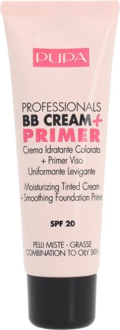 Pupa Milano BB Cream + Primer For Combination To Oily Skin - 001 Nude -Mooi Leven 439x1200 5