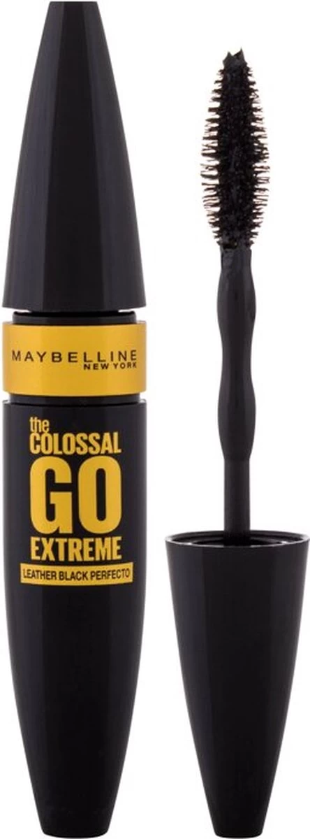 Maybelline Volum'Express Colossal Go Extreme! Leather Black Mascara - Zwart 9 Maybelline Volum'Express Colossal Go Extreme! Leather Black Mascara - Zwart - Afbeelding 7