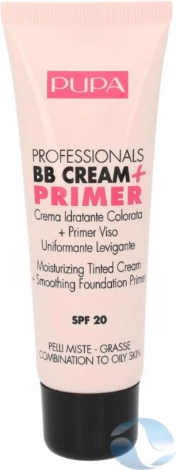 Pupa BB Cream + Primer For Combination To Oily Skin - 002 Sand -Mooi Leven 449x1200