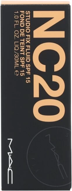 MAC Cosmetics Studio Fix Fluid Foundation - NC20 -Mooi Leven 457x1200 1