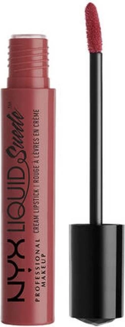 NYX PROFESSIONAL MAKEUP NYX Liquid Suede Cream Lipstick - Soft-Spoken -Mooi Leven 460x1200 5