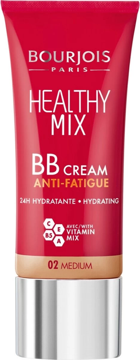 Bourjois Healthy Mix BB Cream Anti Fatigue - 02 Medium Beige 3 Bourjois Healthy Mix BB Cream Anti Fatigue - 02 Medium Beige