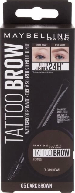 Maybelline Tattoo Brow Lasting Color Pomade - 05 Dark Brown -Mooi Leven 468x1200 4