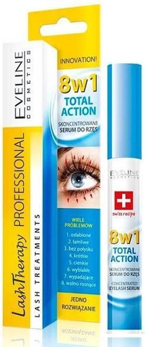 Eveline Cosmetics Lash Therapy Wimperserum 8in1 10ml. 6 Eveline Cosmetics Lash Therapy Wimperserum 8in1 10ml. - Afbeelding 4