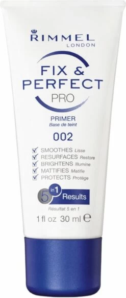 Rimmel London Fix & Perfect Make-Up Primer - 002 Transparent - 30 Ml 19 Rimmel London Fix & Perfect Make-Up Primer - 002 Transparent - 30 Ml -Mooi Leven 509x1200 2