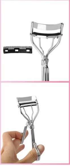 INTER-ESQUE® Wimperkruller - Eyelash Curler + 3x Gratis Extra Siliconen Pad & 3x Extra Kam - Zilver 12 INTER-ESQUE® Wimperkruller - Eyelash Curler + 3x Gratis Extra Siliconen Pad & 3x Extra Kam - Zilver -Mooi Leven 510x1200 12