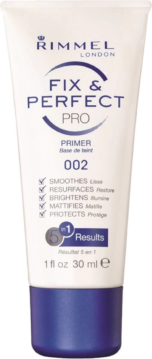 Rimmel London Fix & Perfect Make-Up Primer - 002 Transparent - 30 Ml 11 Rimmel London Fix & Perfect Make-Up Primer - 002 Transparent - 30 Ml - Afbeelding 9