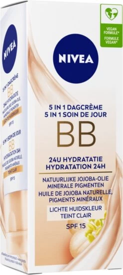 NIVEA Essentials BB Cream Light SPF 15 - 50 Ml - Dagcrème -Mooi Leven 537x1200 1