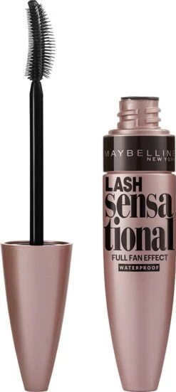 Maybelline New York - Lash Sensational Mascara - Very Black Waterproof - 9.5 Ml -Mooi Leven 538x1200