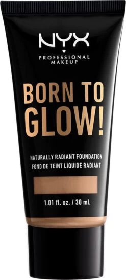 NYX Professional Makeup Born To Glow! Naturally Radiant Foundation - Tan BTGRF12 - Foundation - 30 Ml