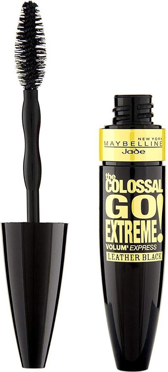 Maybelline Volum'Express Colossal Go Extreme! Leather Black Mascara - Zwart 8 Maybelline Volum'Express Colossal Go Extreme! Leather Black Mascara - Zwart - Afbeelding 6