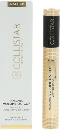 Collistar Mascara Volume Unico Waterproof Intense Black 19 Collistar Mascara Volume Unico Waterproof Intense Black -Mooi Leven 561x1200 1