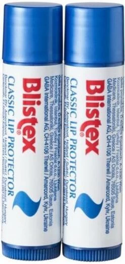 Merkloos Duopack Lippenbalsem Blistex Classic - Lipbalsem Care - 2x Balsem Voor Lippen - Classic Lip Protector