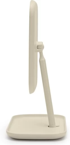 Brabantia ReNew Make-up Spiegel - Met Accessoireschaal - Soft Beige -Mooi Leven 586x1200 5