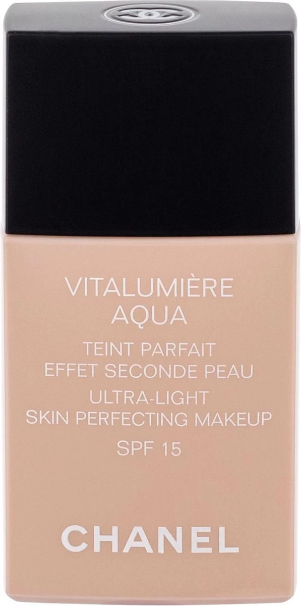 Chanel Vitalumiere Aqua Foundation - 30 Beige - SPF15 - 30 Ml 3 Chanel Vitalumiere Aqua Foundation - 30 Beige - SPF15 - 30 Ml