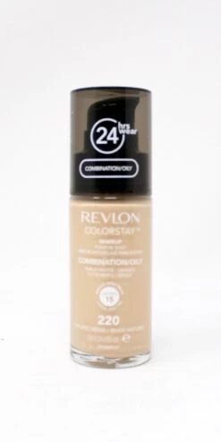 Revlon Colorstay Foundation With Pump - 220 Natural Beige (Oily Skin) 16 Revlon Colorstay Foundation With Pump - 220 Natural Beige (Oily Skin) -Mooi Leven 600x1200