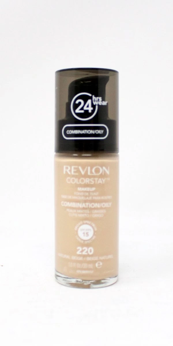 Revlon Colorstay Foundation With Pump - 220 Natural Beige (Oily Skin) 6 Revlon Colorstay Foundation With Pump - 220 Natural Beige (Oily Skin) - Afbeelding 4