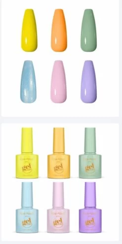 Braembles® - Gellak - Set - Flowers + Gratis -Nagelstickers- + -Nagelvijl- 6-delige - Gellak Starterspakket - Gel Nagellak - Pink Gellac - Gellac - Nagels - 10ML - UV-LEDlamp - Kerstcadeau - Kerst - -Mooi Leven 601x1200 5