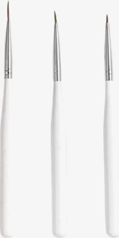 Merkloos Striper Nail Art Penseel/Nail Art Kwast/3 Stuks