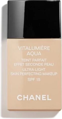 Chanel Vitalumiere Aqua Foundation - 30 Beige - SPF15 - 30 Ml 22 Chanel Vitalumiere Aqua Foundation - 30 Beige - SPF15 - 30 Ml -Mooi Leven 626x1200
