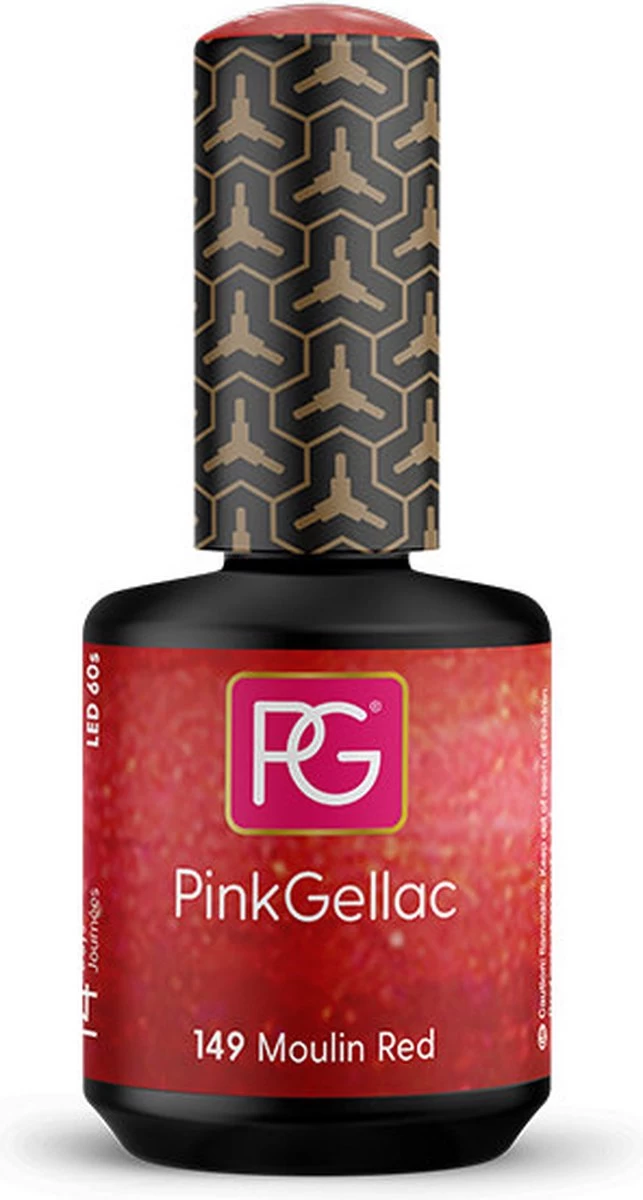 Pink Gellac - Moulin Red - Gellak - Vegan - Rood - Glanzend - 15ml 6 Pink Gellac - Moulin Red - Gellak - Vegan - Rood - Glanzend - 15ml - Afbeelding 4