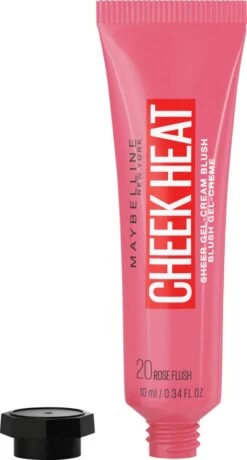 Maybelline Cheek Heat Cream Blush - 20 Rose Flash -Mooi Leven 645x1200