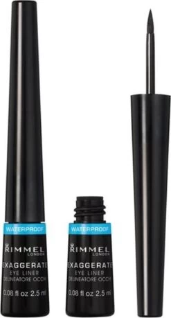 Rimmel London Rimmel Exaggerate Waterproof - Zwart - Eyeliner -Mooi Leven 646x1200 4