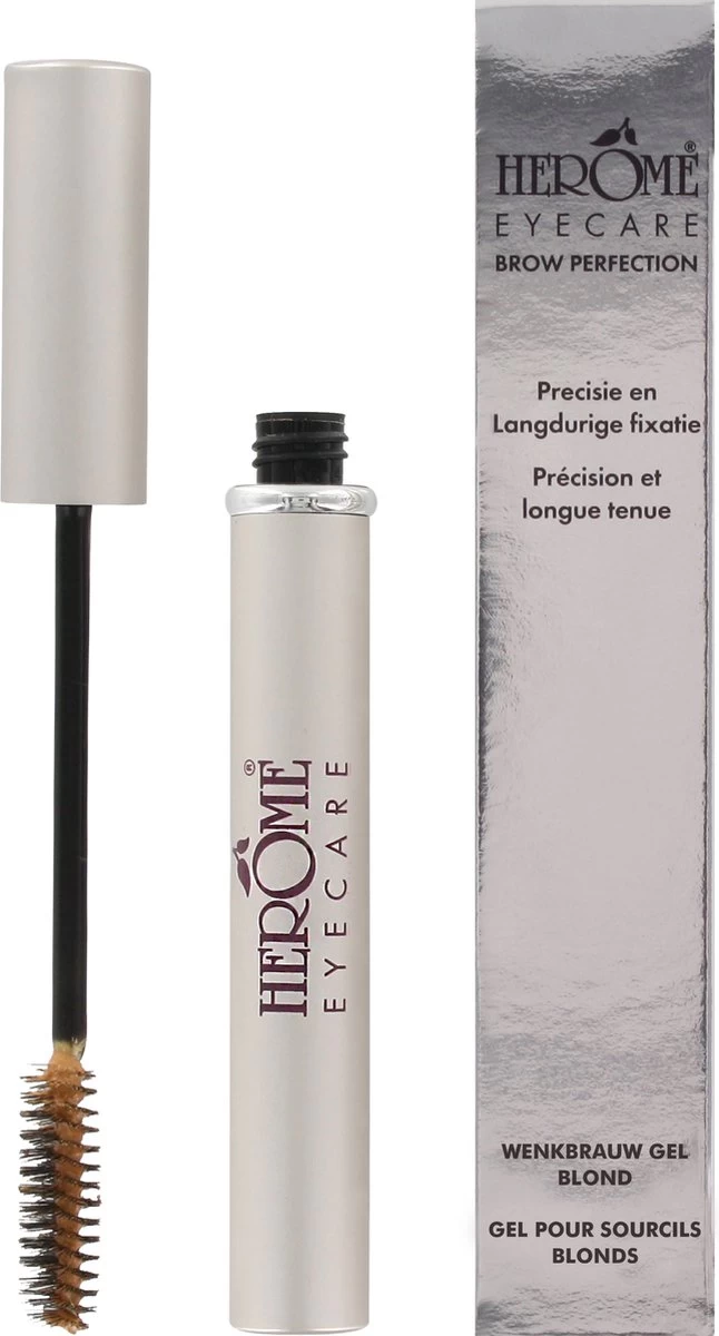 Herome Eye Care Wenkbrauwgel Blond - Brow Gel - Wenkbrauwgel En Wenkbrauwmascara In één - 6 Ml 3 Herome Eye Care Wenkbrauwgel Blond - Brow Gel - Wenkbrauwgel En Wenkbrauwmascara In één - 6 Ml