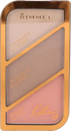 Rimmel London Kate Sculpting Palette Gezichtspoeder - Coral Glow -Mooi Leven 650x1200 1