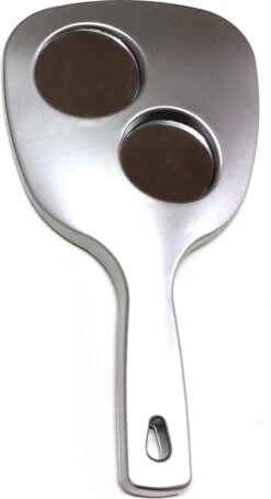 Handspiegel Trio - Spiegel Ø 13,5 Cm - 1X 3X & 5X Vergrotend - Zilver - Afmeting: 25 X 13,3 Cm. 7 Handspiegel Trio - Spiegel Ø 13,5 Cm - 1X 3X & 5X Vergrotend - Zilver - Afmeting: 25 X 13,3 Cm. -Mooi Leven 653x1200 3