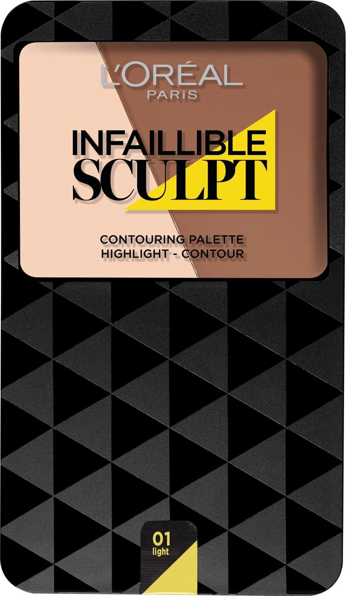 L'Oréal Paris Infallible Sculpt Contouring Palette - 100 Light 3 L'Oréal Paris Infallible Sculpt Contouring Palette - 100 Light