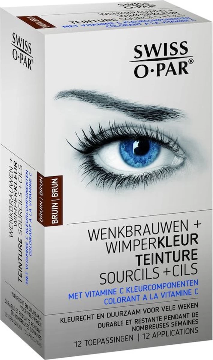 Swiss O Par - Wenkbrauw- En Wimperverf Bruin 1 Set 5 Swiss O Par - Wenkbrauw- En Wimperverf Bruin 1 Set - Afbeelding 3