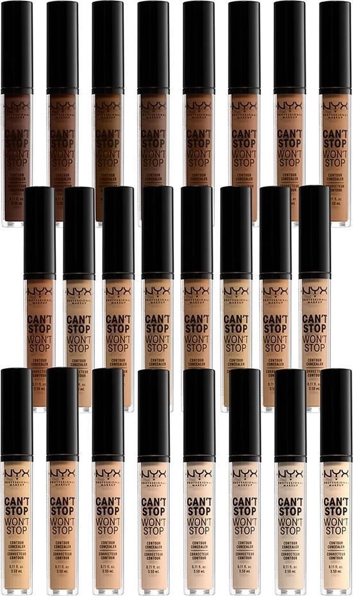 NYX Professional Makeup - Can't Stop Won't Stop Concealer - Fair 8 NYX Professional Makeup - Can't Stop Won't Stop Concealer - Fair - Afbeelding 6