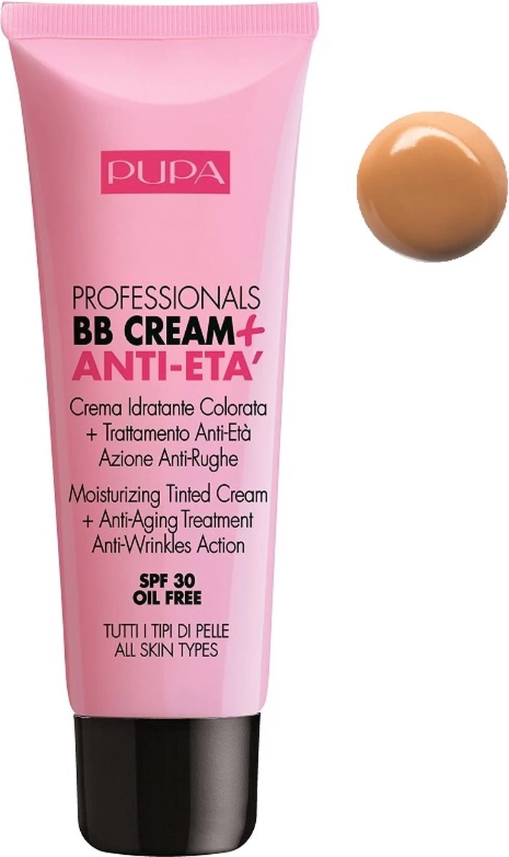 Pupa Milano Professionals BB Cream + Anti-Eta - 001 Nude 12 Pupa Milano Professionals BB Cream + Anti-Eta - 001 Nude - Afbeelding 10