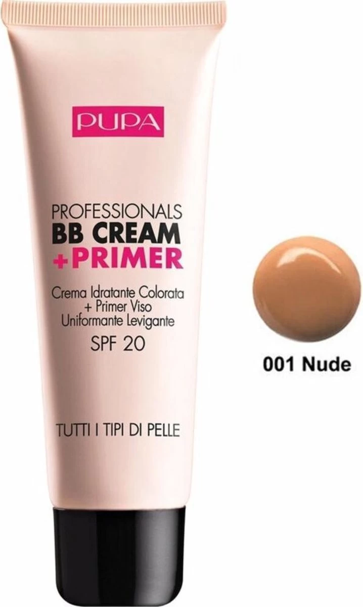 Pupa Milano Professionals BB Cream + Primer - Nude 001 3 Pupa Milano Professionals BB Cream + Primer - Nude 001