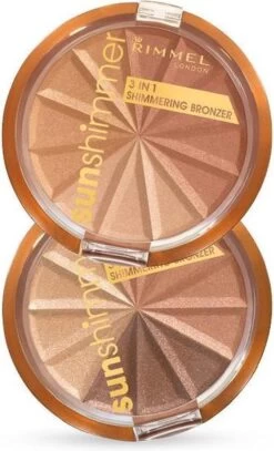 Rimmel London Rimmel - SunShimmer 3 In 1 Shimmering Bronzer Lustrous Powder 9.9 G 1 Gold Princess - -Mooi Leven 728x1200 2