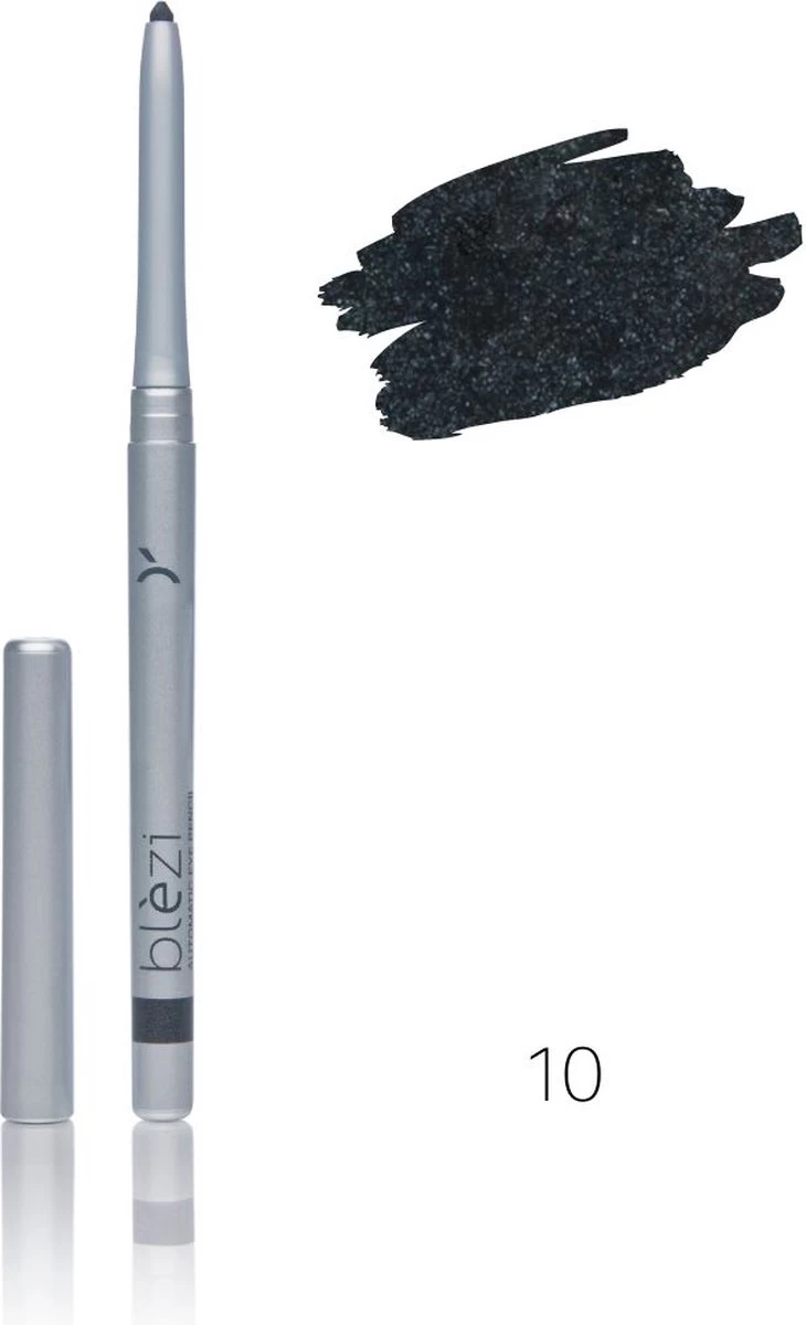 Blèzi® Automatic Eye Pencil 10 Shiny Black - Oogpotlood Zwart Waterproof - Zwart Met Shine 8 Blèzi® Automatic Eye Pencil 10 Shiny Black - Oogpotlood Zwart Waterproof - Zwart Met Shine - Afbeelding 6