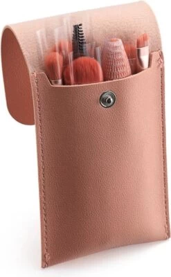 Professionele 8-Delige Make-Up Kwasten Set - Roze - Make-Up Brush Set - Poeder Kwast - Luxe Lederen Opberg Etui - Make Up Reis Etui - Cosmetica -Mooi Leven 741x1200 7