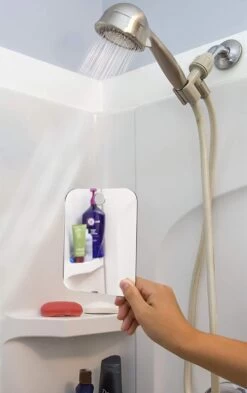 Merkloos Make-up Spiegel Wit - Spiegeltje - Badkamer Spiegel - Waterbestendig - Reisspiegel - 17 X 13 Cm -Mooi Leven 754x1200 4