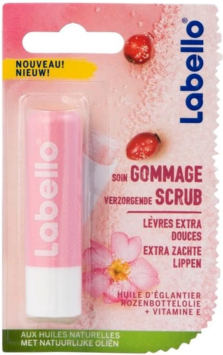 Labello Lipscrub Rozenbottelolie